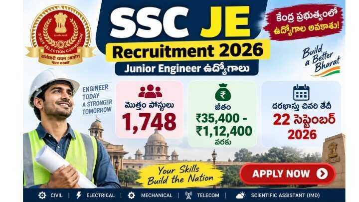 SSC JE Recruitment 2026