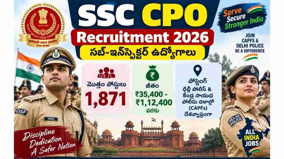 SSC CPO Recruitment 2026