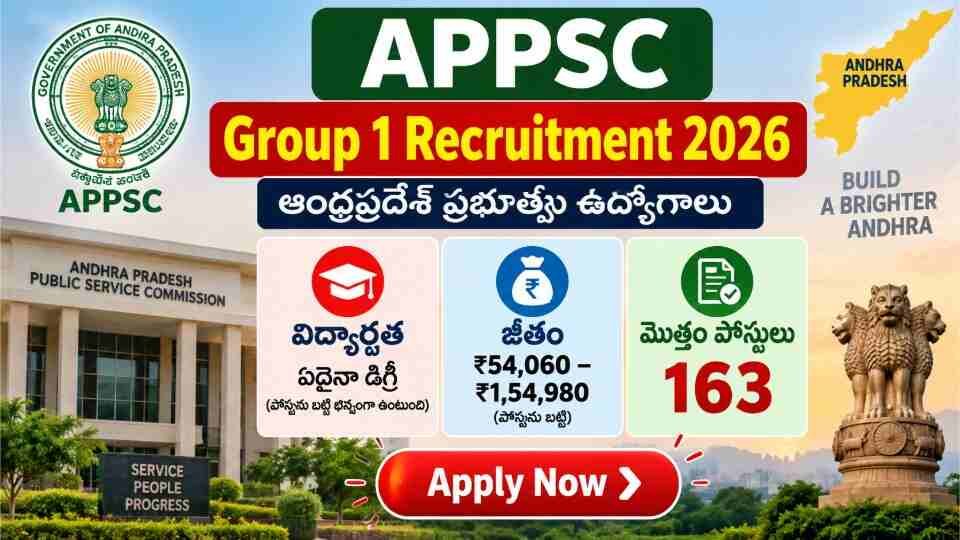 APPSC Group 1 Recruitment 2026