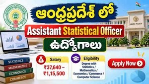 APPSC Assistant Statistical Officer Jobs 2026