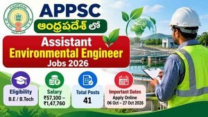 APPSC Assistant Environmental Engineer Recruitment 2026
